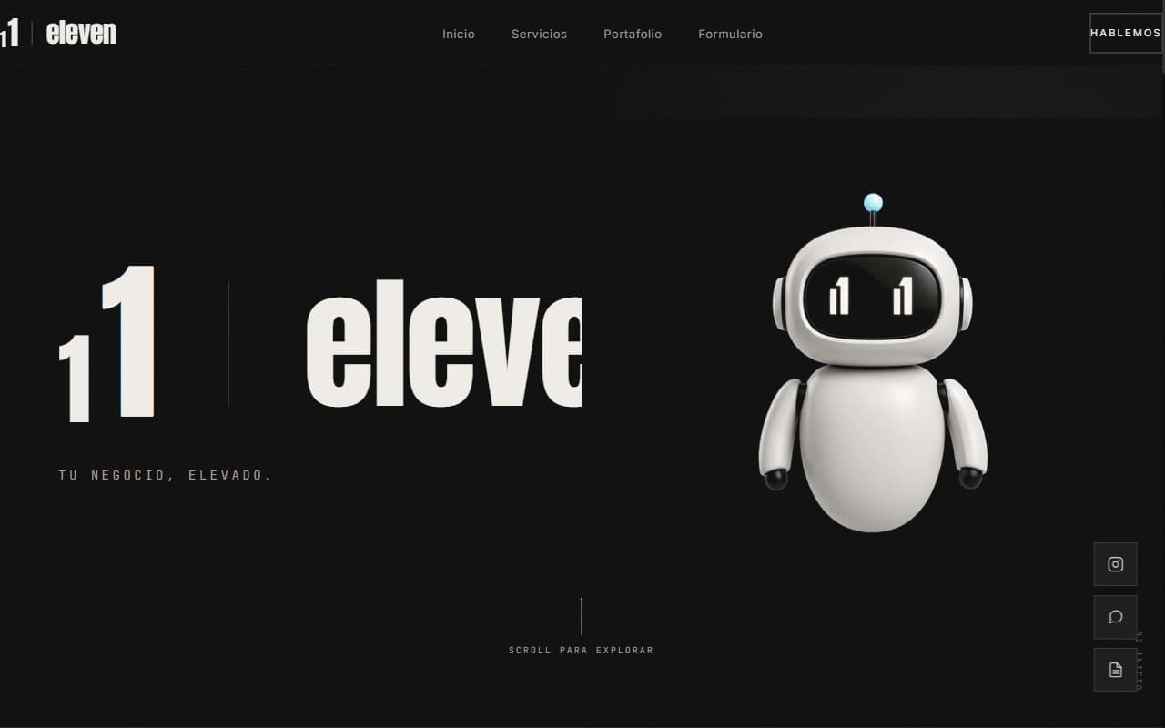 Screenshot — Eleven · Estudio Digital